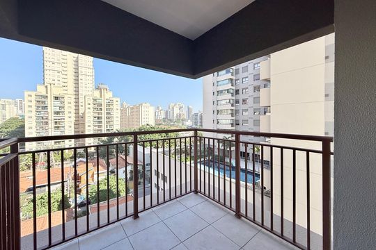 Sacada de apartamento à venda com 2 quartos, 39m² em Brooklin, São Paulo