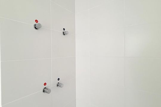 Banheiro  de apartamento à venda com 1 quarto, 34m² em Brooklin, São Paulo