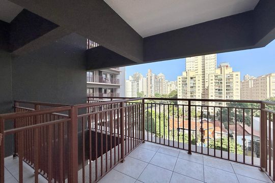 Sacada de apartamento à venda com 2 quartos, 41m² em Brooklin, São Paulo
