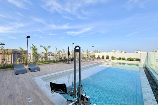 Piscina de apartamento à venda com 2 quartos, 41m² em Brooklin, São Paulo