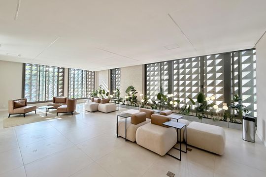 Hall Social Bloco de apartamento à venda com 2 quartos, 39m² em Brooklin, São Paulo