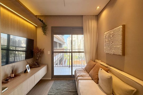 Apartamento à venda com 1 quarto, 34m² em Brooklin, São Paulo