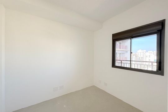 Quarto de apartamento à venda com 1 quarto, 34m² em Brooklin, São Paulo