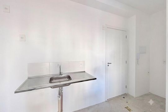 Cozinha de apartamento à venda com 2 quartos, 39m² em Brooklin, São Paulo