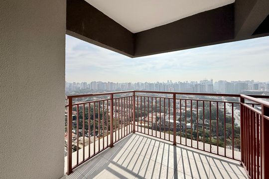 Sacada de apartamento à venda com 1 quarto, 42m² em Brooklin, São Paulo