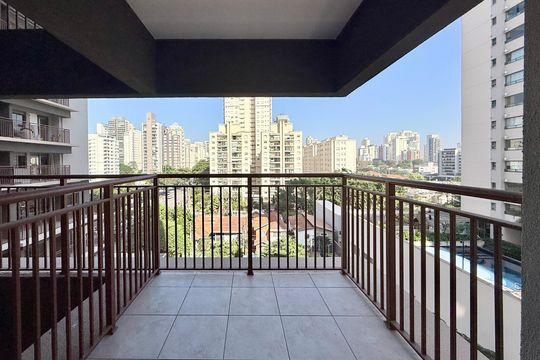 Sacada de apartamento à venda com 2 quartos, 39m² em Brooklin, São Paulo