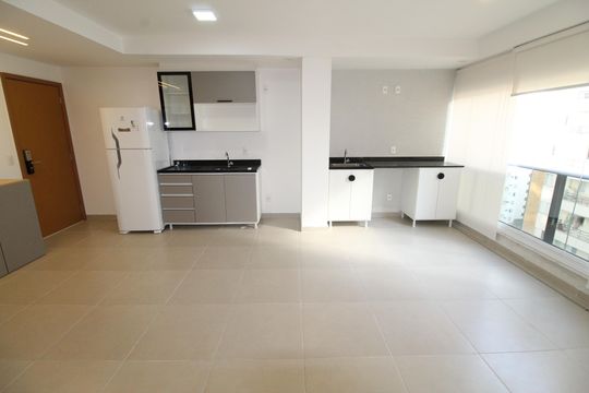 Sala / Cozinha de apartamento para alugar com 1 quarto, 50m² em Altos do Esplanada, São José dos Campos