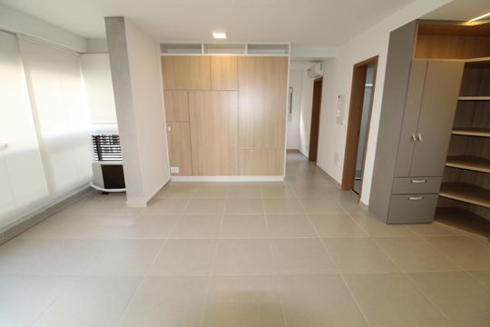 Sala / Cozinha de apartamento para alugar com 1 quarto, 50m² em Altos do Esplanada, São José dos Campos