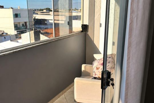 Varanda de apartamento para alugar com 2 quartos, 60m² em Setor Sul Jamil Miguel 1A Etapa, Anápolis