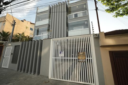 Fachada do Prédio de apartamento para alugar com 3 quartos, 140m² em Paraíso, Santo André