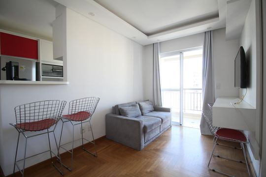 Sala de apartamento à venda com 2 quartos, 53m² em Vila Andrade, São Paulo