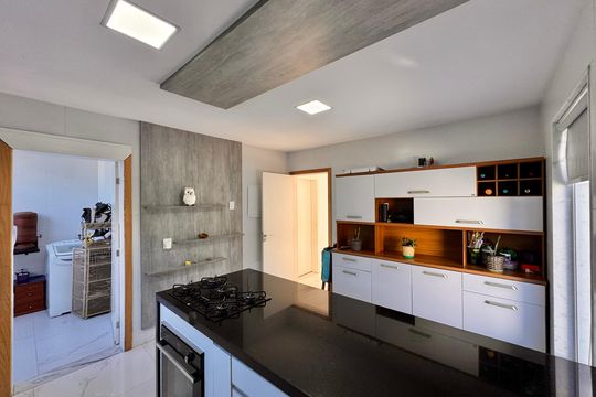 Cozinha  de casa de condomínio para alugar com 6 quartos, 297m² em Recreio dos Bandeirantes, Rio de Janeiro
