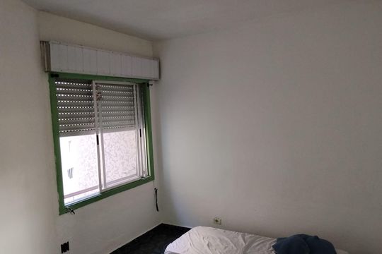 Sala / Quarto de apartamento para alugar com 1 quarto, 27m² em José Menino, Santos