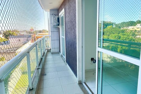 Varanda de apartamento para alugar com 3 quartos, 124m² em Costa azul, Rio das Ostras