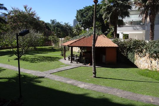 Área comum de apartamento para alugar com 3 quartos, 227m² em Barra da Tijuca, Rio de Janeiro