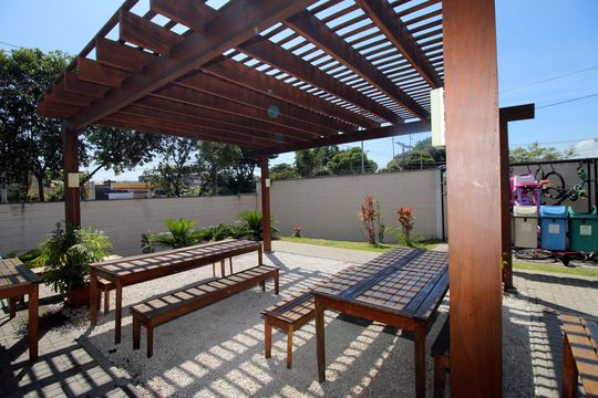 Área comum - Churrasqueira de apartamento para alugar com 3 quartos, 57m² em Vista Alegre, Rio de Janeiro