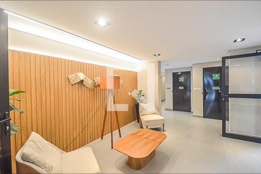 Área comum - Hall de apartamento para alugar com 2 quartos, 61m² em Baeta Neves, São Bernardo do Campo