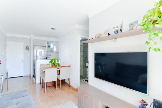 Sala de apartamento à venda com 3 quartos, 65m² em Vila Moreira, Guarulhos