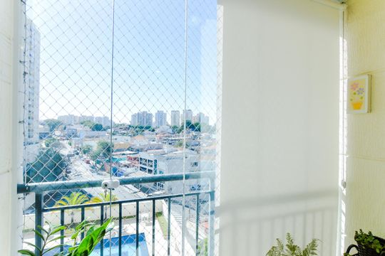 Varanda da Sala de apartamento à venda com 3 quartos, 65m² em Vila Moreira, Guarulhos