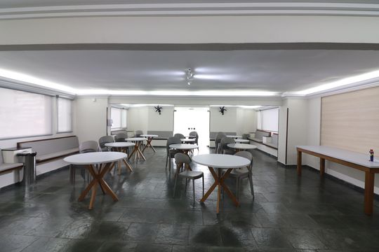 Área comum - Salão de festas de apartamento para alugar com 2 quartos, 84m² em Jardim Chácara Inglesa, São Bernardo do Campo