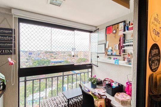 Varanda  de apartamento à venda com 2 quartos, 40m² em Cidade Patriarca, São Paulo