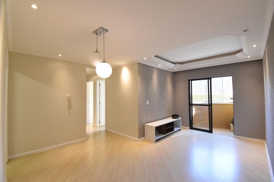Sala de apartamento à venda com 3 quartos, 72m² em Abranches, Curitiba