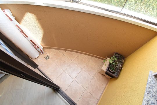 Varanda com Churrasqueira de apartamento à venda com 3 quartos, 72m² em Abranches, Curitiba