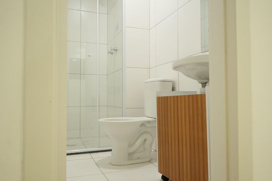 Banheiro de apartamento à venda com 2 quartos, 37m² em Tatuapé, São Paulo