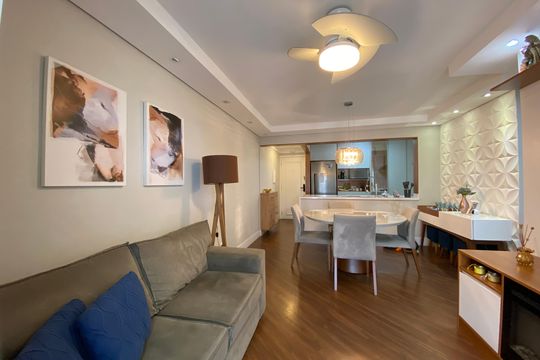 Sala de apartamento à venda com 3 quartos, 82m² em Jaguaré, Osasco