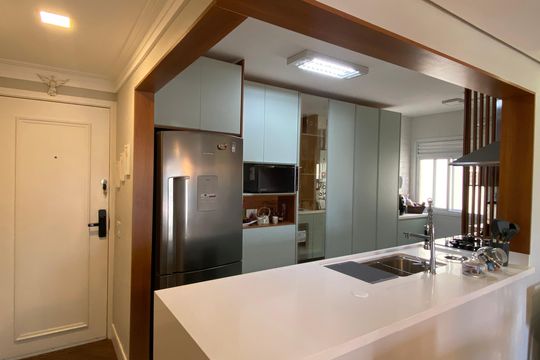 Cozinha - Área de Serviço de apartamento à venda com 3 quartos, 82m² em Jaguaré, Osasco