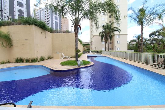 Área comum - Piscina de apartamento para alugar com 3 quartos, 70m² em Conjunto Residencial Flamboyant, São José dos Campos