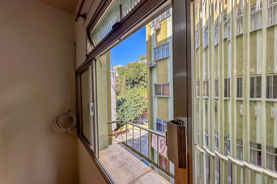 Sala de apartamento à venda com 1 quarto, 25m² em Glória, Rio de Janeiro