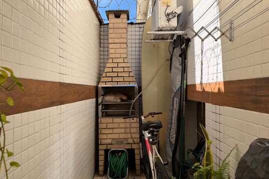 Área de Serviço de casa de condomínio para alugar com 3 quartos, 110m² em Macuco, Santos