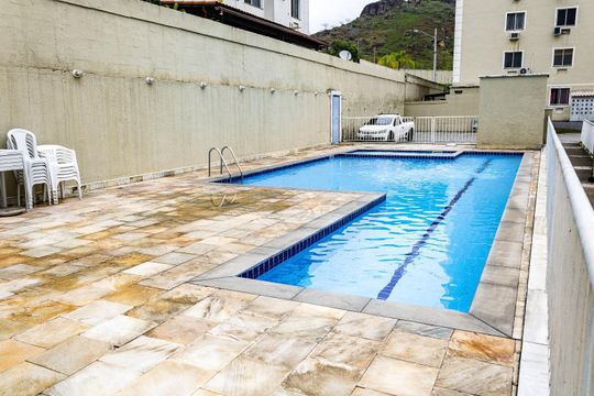 Área comum - Piscina de apartamento à venda com 2 quartos, 44m² em Campo Grande, Rio de Janeiro