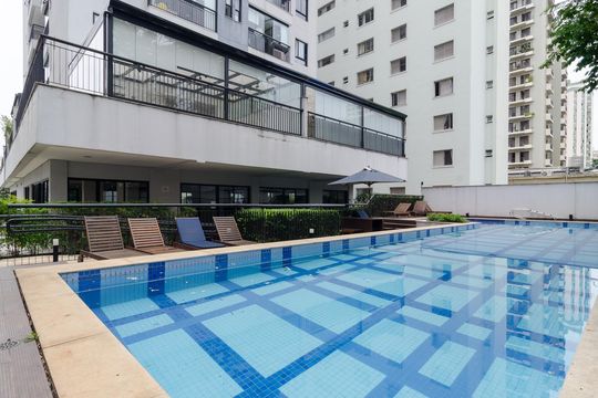 Piscina de apartamento para alugar com 1 quarto, 32m² em Vila da Saúde, São Paulo