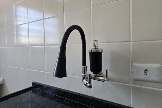 Cozinha e Área de Serviço de apartamento para alugar com 2 quartos, 48m² em Vila Galvão, Guarulhos