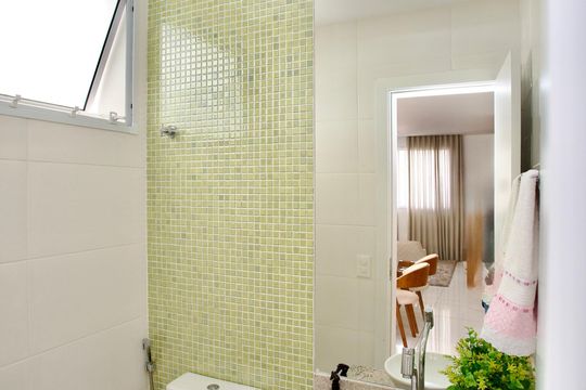 Lavabo de casa de condomínio para alugar com 3 quartos, 180m² em Estância do Hibisco, Contagem