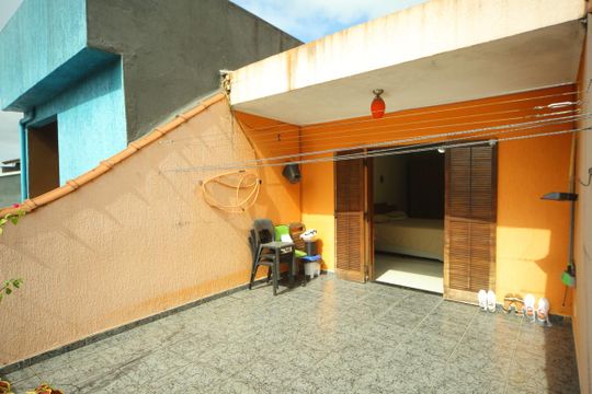Casa 1 -Varanda Quarto 1  de casa à venda com 3 quartos, 202m² em Cooperativa, São Bernardo do Campo