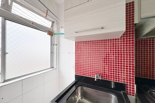 Área de Serviço de apartamento para alugar com 2 quartos, 44m² em Vila Cruz das Almas, São Paulo