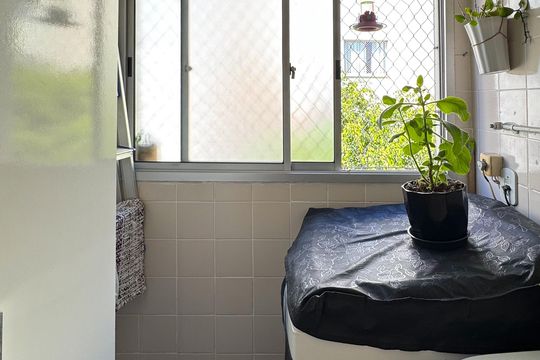 Área de Serviço de apartamento à venda com 2 quartos, 54m² em Paulicéia, São Bernardo do Campo