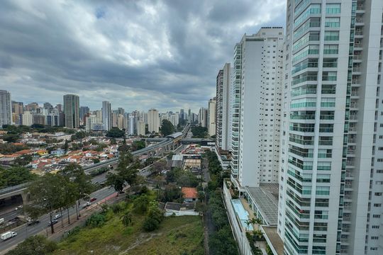 Vista de apartamento para alugar com 2 quartos, 72m² em Campo Belo, São Paulo