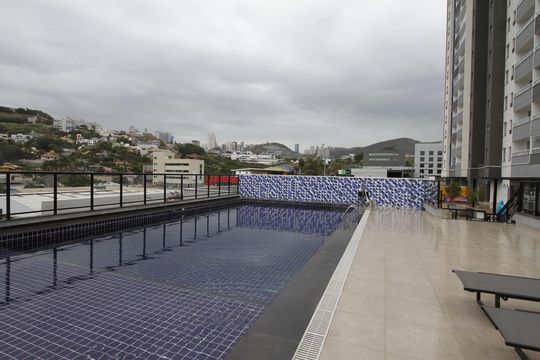 Área comum - Piscina de apartamento à venda com 3 quartos, 59m² em Estoril, Belo Horizonte