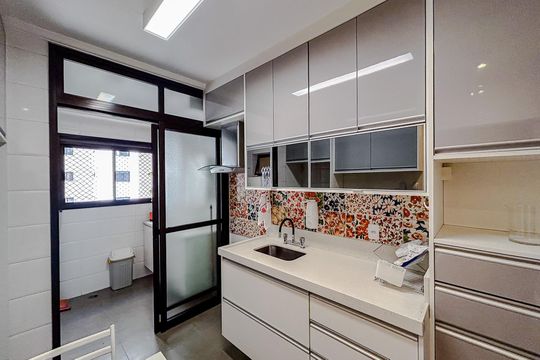Cozinha de apartamento à venda com 3 quartos, 79m² em Tatuapé, São Paulo