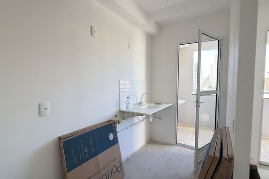 Cozinha de apartamento à venda com 2 quartos, 46m² em Mooca, São Paulo