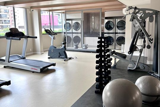 Área comum de kitnet/studio para alugar com 1 quarto, 46m² em Auxiliadora, Porto Alegre