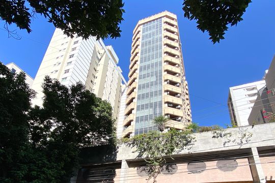Fachada de apartamento à venda com 1 quarto, 39m² em Funcionários, Belo Horizonte