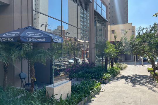 Fachada do Prédio de apartamento para alugar com 1 quarto, 30m² em Pompeia, São Paulo