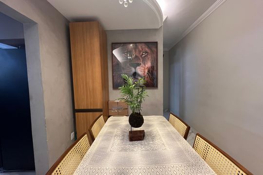 Sala de Jantar de apartamento à venda com 2 quartos, 93m² em Castelo, Belo Horizonte
