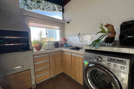 Churrasqueira de apartamento à venda com 2 quartos, 93m² em Castelo, Belo Horizonte