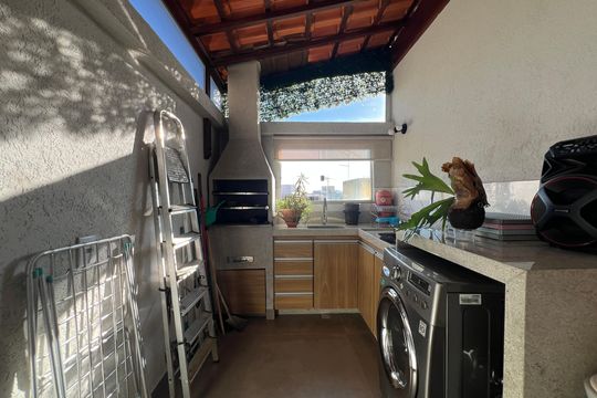Churrasqueira de apartamento à venda com 2 quartos, 93m² em Castelo, Belo Horizonte